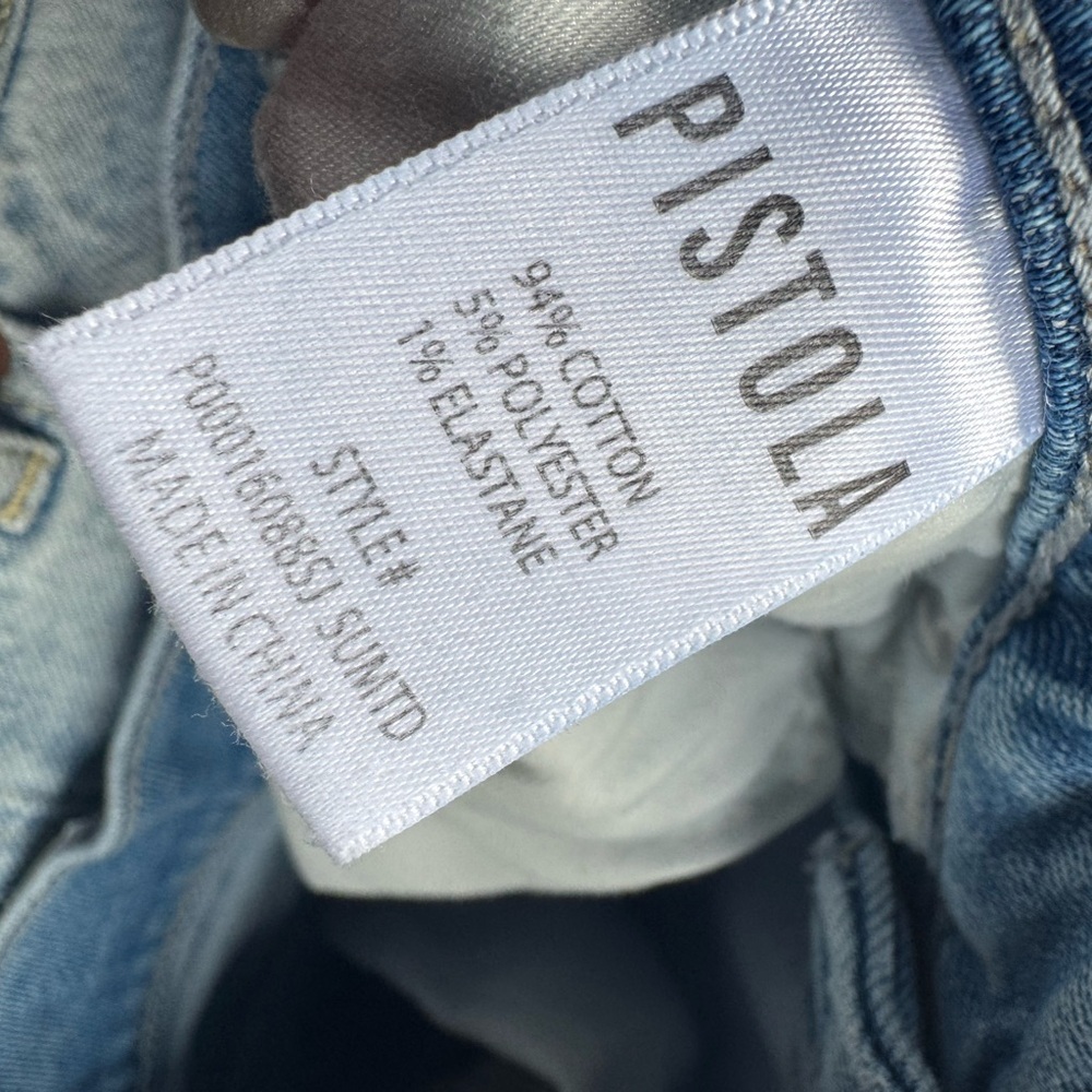 Pistola Light Blue Cropped Jeans - Picture 2 of 2
